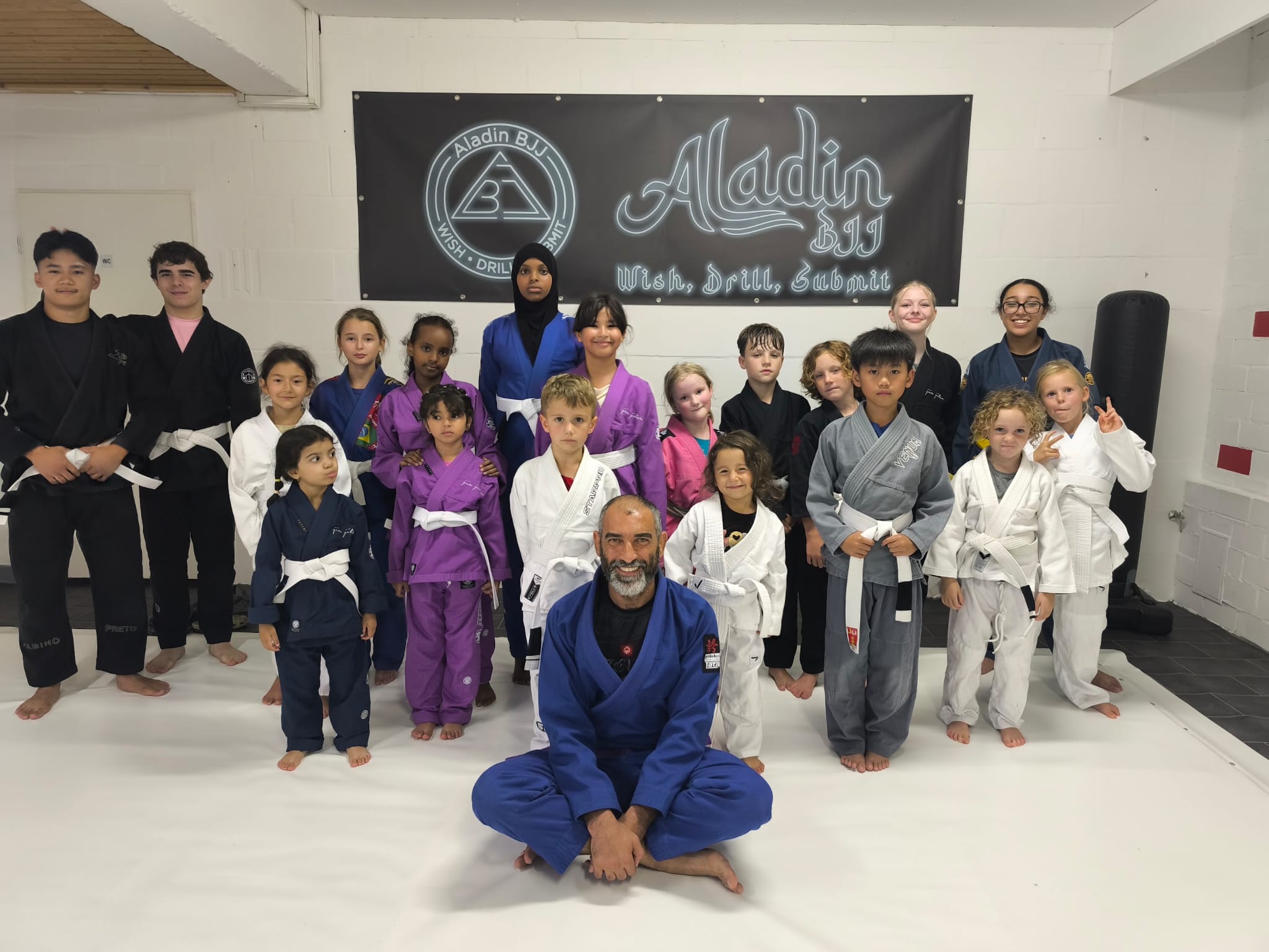 Kids beim Training bei ALADIN BJJ